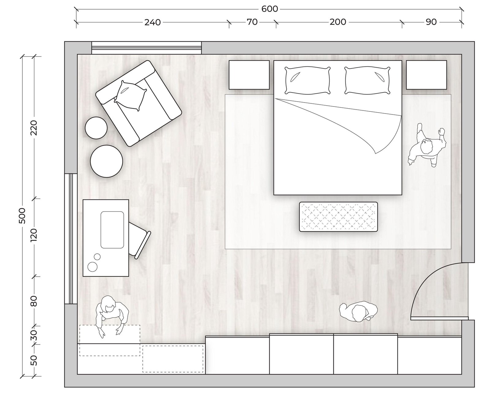 Suite System Double Beds | Alf DaFrè